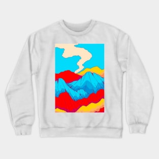 The Blue Sky Mountain Range Crewneck Sweatshirt